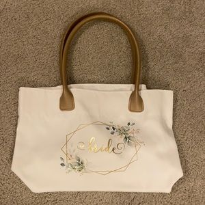 Bride tote bag